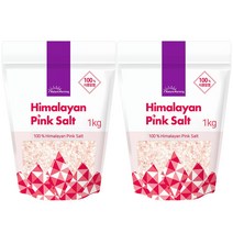 네이처모닝 히말라야 핑크솔트 굵은소금 1kg, 1kg, 2개