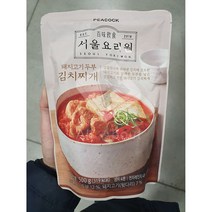 피코크 PEACOCK 서울요리원 돼지고기 두부 김치찌개 500g, 1개