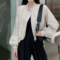 케이에비뉴 크리미 베이직 블루종 점퍼