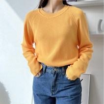 여자 오버핏 캐주얼룩코디 청바지 하찌 니트 여성니트 겨울니트