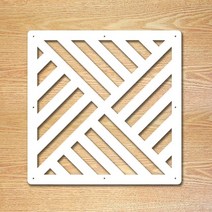 낮은 가벽 파티션 칸막이 가림막 12pcs 29x29cm 교수형 화면 거실 분배기 패널 벽 예술 diy 가정 장식 흰색 나무 플라스틱 벽 스티커, i