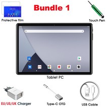 엘지태블릿2021 버전 10 인치 옥타 코어 안드로이드 10.0 태블릿 PC 1280x800 IPS 4GB RAM ROM FDD LTE 네, 02 Gray, 01 번들 1