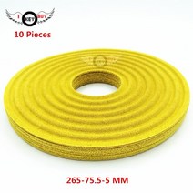 마린보트 악세사리 나는 키 구매 10pcs 265mm 75.5mm 5mm 서브 우퍼 스피커 스파이더 스프링 패드 플랫 스피커 웨이브 파편 diy 수리 액세서리, 한개옵션0