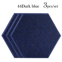 음향사운드디퓨저 방음 방음재 베이스트랩 스피커흡음판 흡음 판넬 103960, 0.8cm Low density_Large hexago, Dark blue