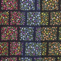 원단 세트 유와 샤르망 컬렉션 플라워 플레이드 프린트원단 3종