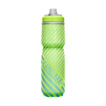 카멜백 포디엄 칠리 보냉 자전거물통, Lime Blue Stripe, 710ml