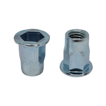 철 반육각 팝너트(큰머리) 리벳너트, M10(철)