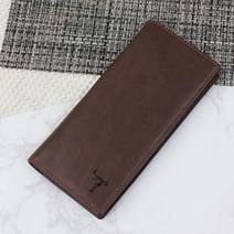 부드러운 남자가죽장지갑 지퍼장지갑 남성 학생 빈티지 소가죽 카드 현금 학생증 브라운 재재데이