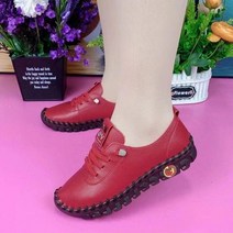 2022 새로운 봄 캐주얼 여성 신발 플랫폼 로퍼 2022 레이스 업 가죽 플랫 슬립 온 엄마 신발 mujer zapatos chaussure femme