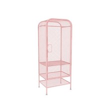 철제 옷장 행거 장롱 행거형 시스템행거 드레스룸 수납장 스탠드 옷걸이 시스템옷장, B 핑크 60x50x170