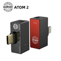 Hilidac Audict Atom2 MQA HiFi 휴대용 USB DACAMP ES9281AC DSD512 C타입 라이트닝 2 디코더 앰프 32 비트 768kHz
