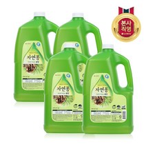 자연퐁 주방세제 용기 솔잎, 3.1kg, 4개입