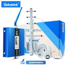 Lintratek LCD 디스플레이 미니 GSM 리피터 900MHz 휴대 전화 GSM 900 신호 부스터 증폭기 야기 안테나 10m 케이블, 협력사, LTE DCS 1800MHz