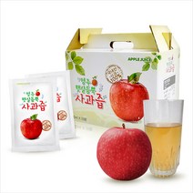영주햇살듬뿍 사과즙 영주 착즙 사과 100ml 50팩, 100ml x 50팩