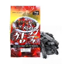 꾸버스 지리산 참숯 1kg 봉지숯 바베큐숯 구이용 캠핑 펜션 숯불 차콜 착화제 착화탄, 지리산 참숯 4kg(박스)