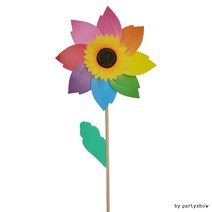 정원용바람개비(대형무지개해바라기) 바람개비 매장입, 상세페이지 참조, 상세페이지 참조