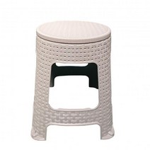 PIQ357075플라스틱 라탄회전의자 야외 보조 실내, 회색