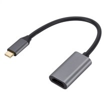 USBC3.1 타입 C to HDMI 호환 케이블 4K USB HD TV 디스플레이 어댑터 컨버터 MacBook Chromebook Samsung S8 S9, 02 Grey