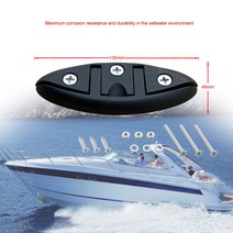 낚시배 고무 보트 민물 콤비 뗏목 두꺼운 130mm 나일론 요트 플립 업 접이식 풀업 클리트 도크 데크 보트, 한개옵션0