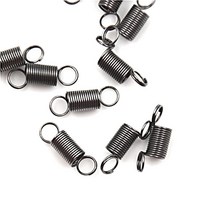 10 개/몫 작은 장력 스프링 코일 강철 미니 장난감 수제 DIY 액세서리, 한개옵션0