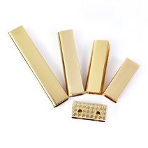 안전벨트클립 금속 코너 보호대 버클 스크류 가방 스트랩 테일 클립 걸쇠 핸드백 가죽 벨트 공예 DIY 만들, 01 LightGold_03 32mm-10Pcs