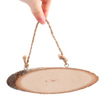 천연나무 통나무걸이 나만의 문패 만들기 DIY재료, 대(30~32cm)