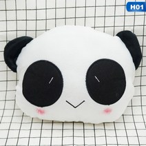 힙착 요추 차량용 허리 받침대 자동차 목 베개에 대 한 유니버설 좌석 베개 요추 지원 머리 나머지 쿠션 받침 인테리어 팬더 스타일, 01 01