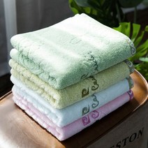 제이트리피에르가르뎅 클로버 호텔 타올 170g 기념수건 기념품 답례품 세면 고급 답례용 타월 행사용 단체선물+jaytreㄷ, 선택_초록