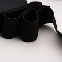 아유디 폴리 고무줄 허리고무밴드 1롤 40M 1마 옷수선 고무줄, 블랙4.5cm(1마)