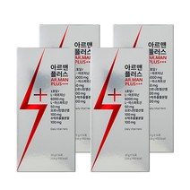 웰릿 아르맨 플러스 6000mg 고함량 아르기닌 남성 여성 활력 피로 회복, 4개, 14포