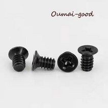 전산 볼트 너트 육각 25pc 컴퓨터 PC 케이스 "2.5" "3.5" 인치 하드 드라이브 디스크, 02 Black_04 6-32x5mm