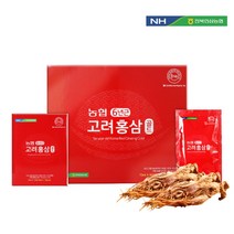 전북 인삼 농협 6년근 엄선한 고품질 우수한 완숙기 마시는 고려 홍삼 사포닌 70mg 진한 농축액 포 파우치, 1박스, 1개