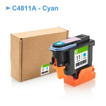 3d 프린터 수리 보드 호환 HP 11 프린트 헤드 C4810A C4811A C4812A C4813A 100 110 500 510 800 815 820 1000 1100 1200, [02] 1PC - Cyan