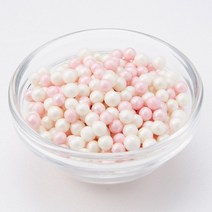 이홈베이킹 스프링클구슬(핑크+화이트) 40g, 단품