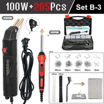 pvc 용접기 플라스틱 용접 핫스테이플러 열 스테이플러 전기 납땜 인두 자동차 범퍼, 110v 미국 플러그, 세트 b-2