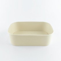 크라프트 사각용기 650ml_300개, 650ml뚜껑 300개입, 300개