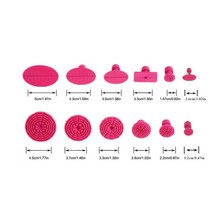 5-18pcs 접착제 탭 덴트 리프터 도구 덴트 풀러 제거 슬라이드 해머 도구 자동 페인트리스 덴트 수리 접착제 탭 자동차 바디, 12개