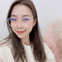 [라피던트] 키키 가벼운 투명 사각 뿔테 블루라이트 차단 안경 (C8801)