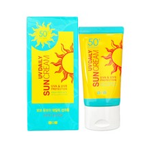 보브 유브이 데일리 선크림 70ml 끈적임없는 백탁현상없는, 단품, 1개