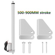 12v 1000n 전기 선형 액추에이터 금속 기어 선형 모터 500mm 600mm 700mm 800mm 900mm 스트로크 자동차 가전, 초당 230n 25mm