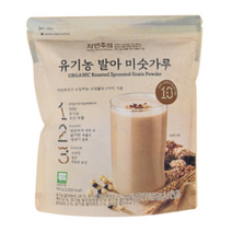 자연주의 유기농 발아 미숫가루 700g 국산 유기농 지퍼백 제품, 1개, 100g