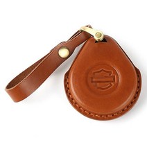 할리 호환 용품 오토바이 스마트 키 정품 가죽 케이스 포브 커버 할리 데이비슨 X48 1200 스트리트 글라이, 05 Brown with logo