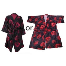 장미Fashion Barber Gown Cape Robe Haircut Salon Print Apron Waterproof Antistatic New Dropship, 01 R