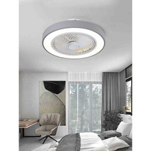 작은방실링팬 슬림 실링팬 전등 조명 천정형 선풍기, 50cm그레이6단기어(가이드휠)+리모컨+APP