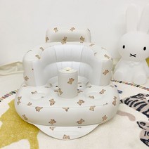 소파 다기능 귀여운 인쇄 아기 학습 의자 휴대용 풍선 식당 목욕 유아 액세서리, [05] E