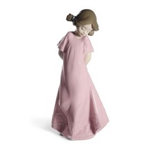 Nao by Lladro 야드로 나오 작은 조각상 인형 한정판 수줍은 소녀 So Shy Porcelain Girl Figure