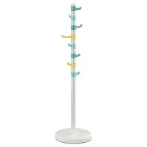 이케아 크로키그 스탠드옷걸이 화이트멀티컬러 높이128cm ABS, 없음