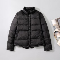 미디 경량 피딩 점퍼 여성용 겨울 오리털 덕 다운 자켓 심플 숏패딩 코디 패션