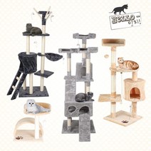 헬로망치 프리미엄 고양이 캣타워 25종 CJ, 02_소형 캣타워 D6, 상세설명 참조