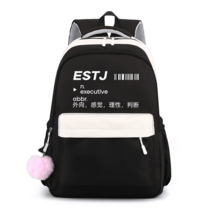 16 mbti 태그 펜던트 키링 가방부착용 악세서리 엠비티아이 휴대용 선물 성격유형 생일, 프리사이즈, 7 블랙
